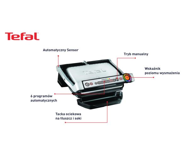 Tefal GC712D34 Optigrill+ srebrny - 358304 - zdjęcie 6